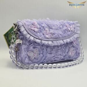 Wicked Glinda Butterfly Tulle Crossbody Shoulder Bag New